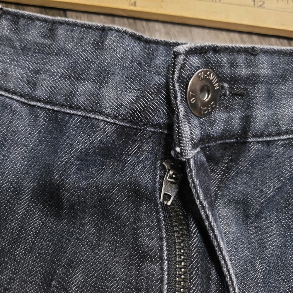 Most Official Seven Jeans Shorts Black Baggy Wide Leg Hip Hop Mens 40x13 Y2k - Picture 8 of 12